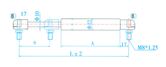 compression gas spring