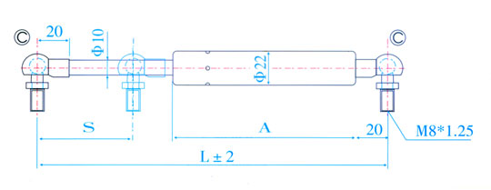 compression gas spring